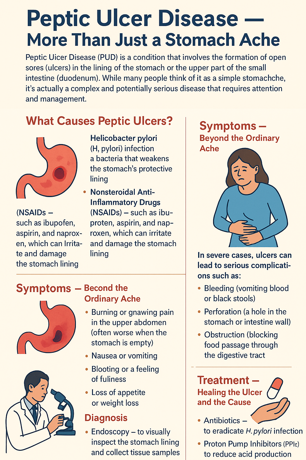 Peptic Ulcer Disease-More Than Just a Stomach Ache
